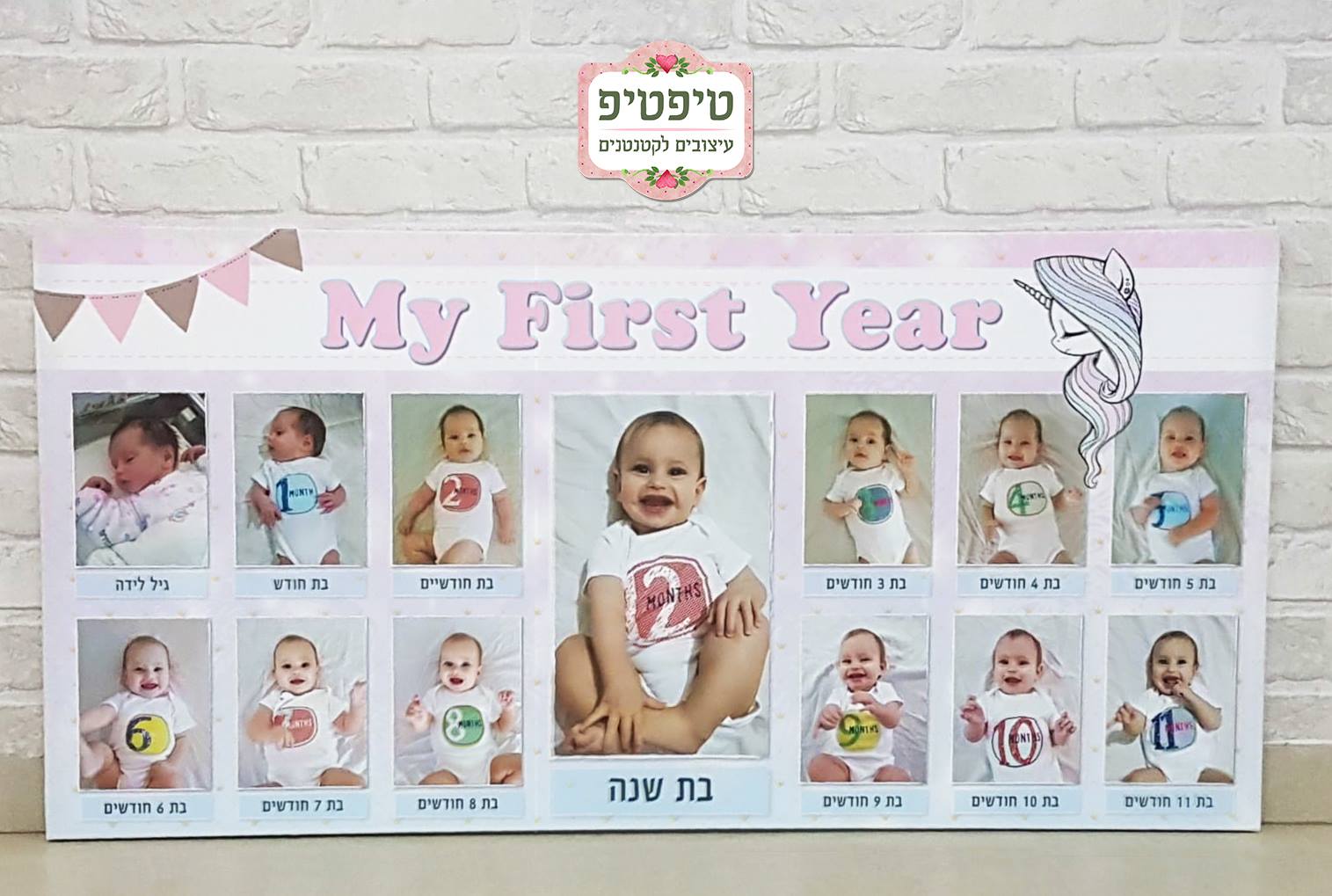 תעודת גדילה על קנבס